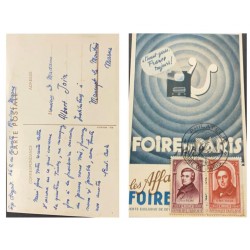P) 1958 FRANCE, POSTAL 100TH ANNIVERSARY OF THE FEBRUARY REVOLUTION STAMP, LES AFFA,