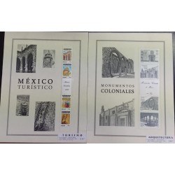 SJ) 1983 MEXICO, TOURIST MEXICO, COLONIAL MONUMENTS, STRIPS, MNH