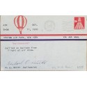 J) 1970 UNITED STATES, GLOBE, STARS, AIRMAIL, CIRCULATED COVER, FROM USA TO NEW YORK