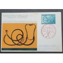 SP) 1958 JAPAN, FDC STETHOSCOPE, 5TH ICDC AND 7TH ICBE, INTERNATIONAL CONGRESS TOKYO, XF