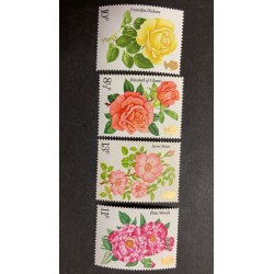 SP) 1976 GREAT BRITAIN, CENTENARY ROYAL SOCIETY ROSE, SET COMPLETE, BRITISH ROYAL MAIL MINT, MNH