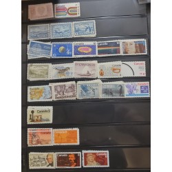 SP) 1940-1959 CANADA, SPECIAL COLLECTION MNH, WILDLIFE, TRAPPER, UNIONS, AIRMAIL, SOME CANCELLED AND OVERPRINTS