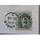 SP) 1861 AUSTRALIA, SOUTH WALES, SC 36, COVER FRAGMENT, XF