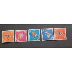 SP) 1967 ECUADOR, MEXICO OLYMPIC GAMES, AIRMAIL, COMPLETE SERIES, MNH