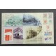 SP) 1997 HONG KONG, HISTORY POST OFFICE BUILDINGS THROUGH TIME, STAMPS SERIES, MINISHEET, MNH