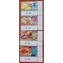 SP) 2012 HONG KONG, DELICACIES, GASTRONOMY, REGIONAL TRADITIONAL FOODS, SET COMPLETE X4 STAMPS, MNH