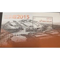 SP) 2015 QATAR, HANDBALL WORLD CHAMPIONSHIP, LUSAIL SPORT ARENA, MINISHEET, MNH
