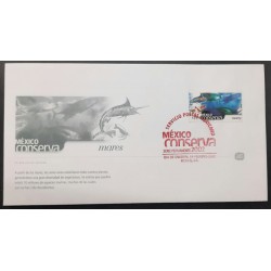 P) 2002 MEXICO, SEAS, NATURE CONSERVATION FDC, UNDISCOVERED MARINE SPECIES, DIVERSITY OF ORGANISMS, XF