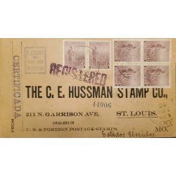A) 1916 ARGENTINA, CERTIFIED AND REGISTERED LETTER SENT TO THE UNITED STATES, FARMER'S STAMP AND RISING SUN WITH DOT