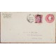 J) 1935 UNITED STATES, WASHINGTON, POSTAL STATIONARY, CIRCULATED COVER, FROM NEW YORK TO CARIBE