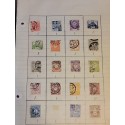 SP) 1913-1929 JAPAN, SPECIAL COLLECTION MNH, MOUNT FUJI, TAZAWA, LOCAL MOTIFS, SET OF 19 STAMPS, WITH CANCELLATION