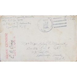 J) 1936 UNITED STATES, STATION EXPERIMENTAL AGRICOLA, REGISTERED, AIRMAIL, CIRCULATED COVER, FROM USA