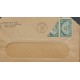 SP) 1924 UNITED STATES, HUGUENOT WALLOON TERCENTARY ISSUE, COMMERCIAL COVER, BISECTED PAR, TRANSPORTATION, XF
