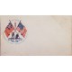 J) 1912 UNITED STATES, FLAG, INVINCIBLE IN WAR TRIUMPHANT IN PEACE, POSTCARD, XF