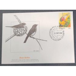 P) 1978 AUSTRALIA, POSTAL STATIONERY, ROSE ROBIN, ROBIN´S SONG, BIRDS, MNH