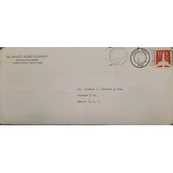 J) 1971 UNITED STATES, AIRPLANE, AIRMAIL, CIRCULATED COVER, FROM USA TO MEXICO