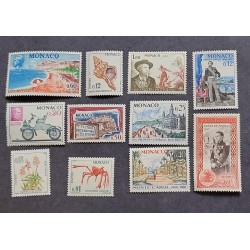 SP) 1964-1966 CIRCA MONACO, VARIETY STAMPS, H. FORD, TELEVISION FESTIVAL, MOUNT CARLO