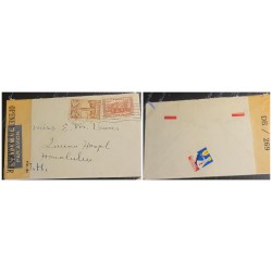 O) 1942 CANADA, CENSORSHIP, EXAMINER, FORT GARRY GATE, WINNNIPEG, PARLIAMENT BUILDINGS, AIRMAIL, CIRCULATED TO HONOLULU