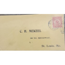 SP) 1918 CIRCA MEXICO, CONSTITUTIONALIST GOVERNMENT, EAGLE, TRANSITIONAL, CIRCULATED COVER, XF
