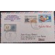 SP) 1995 UNITED STATE, WORLD MALARIA CAMPAIGN, FISH, SHELLFISH, AIRMAIL, CIRCULATED COVER TO MEXICO, XF