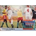 O) 1990 SIERRA LEONE, WORLD CUP SOCCER CHAMPIONSHIPS, CAMEROON AND USSR, TEAM PHOTOGRAP , THE FIRST WORLD CUP MATCH,