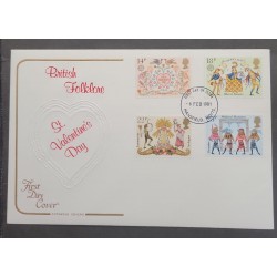 SO) 1981 ENGLAND, FOLKLORE, VALENTINE'S DAY, FDC