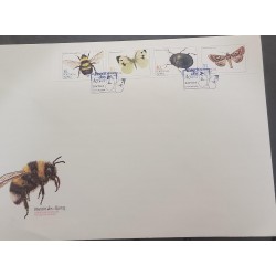 SO) 1984 PORTUGAL, INSECTS, BUTTERFLIES, BEETLE, BEE, FDC