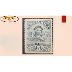 O) 1892 COSTA RICA, REVENUE, CHRISTOPHER COLUMBUS, DISCOVERY, XF
