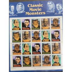 SO) USA, CLASSIC MONSTER MOVIES, FRANKENSTEIN, THE MUMMY, DRACULA, MNH