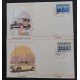 SO) 1984 TURKEY, EUROPE, VINTAGE CARS, FORD, SERIES OF 2, FDC