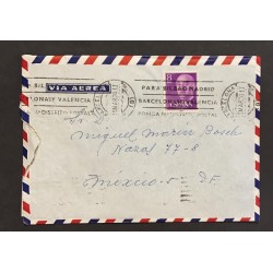 SO) 1970 SPAIN, FRANCO, AIR MAIL TO MEXICO