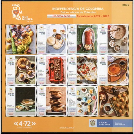 O) 2021 COLOMBIA, FOOD, TRADITIONAL TYPICAL DISHES FROM ALL REGIONS OF COLOMBIA, INDEPENDENCE OF COLOMBIA, SWEETS AND FLAVORS