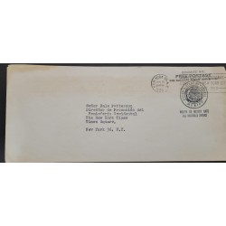 SO) 1959 MEXICO, DIPLOMATIC COURIER, MISSION OF MEXICO TO THE UNITED NATIONS, CIRCULATED TO NEW YORK