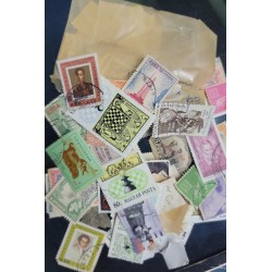 SO) VARIETY OF STAMPS, ROMANIA, BRITISH COLONIES, CUBA, VENEZUELA, OTHERS, WITH A LOT OF PERFINS MATERIAL