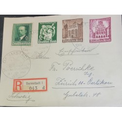 SO) GERMANY, ARCHITECTURE, MUSICAL INSTRUMENTS, PERSONALITIES, BEAUTIFUL CIRCULATED ENVELOPE