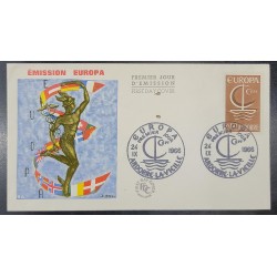 SO) 1966 EUROPE, ANDORRA, FLAGS, FDC