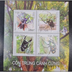 SO) 2012 VIETNAM, INSECTS, BEETLES, ANIMALS, MNH