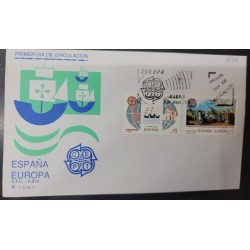 SO) 1993 SPAIN, CEPT EUROPE, SHIPS, DISCOVERY OF AMERICA, FDC