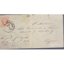 SO) LETTER FROM AUSTRIA, CLASSIC, RED STAMP