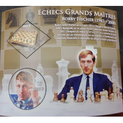 SO) 2010 REPUBLIC OF MALI, CHESS MASTERS, BOBBY FISCHER, MNH