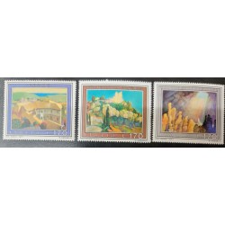 SO) ITALY, CASTLES AND CAVES, SERIES OF 3, MNH