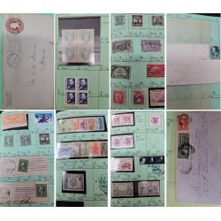 SO) ASSORTED LOT OF STAMPS AND LETTERS FROM THE USA