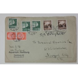 SO) GERMANY, EMPEROR, ARCHITECTURE, CIRCULATED LETTER TO NEW YORK