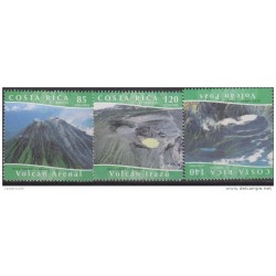 RE)2004 COSTA RICA, MOTHER EARTH, VOLCANOES SET, MNH