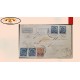 O) MEXICO, EAGLE, COAT OF ARMS, UPU, REGISTERED FROM MERIDA YUCATAN, CIRCULATED TO VALPARAISO, RECEIVED CANCELLATION, XF