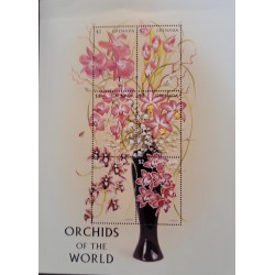 SO) GRENADA, FLOWERS, ORCHIDS, MNH