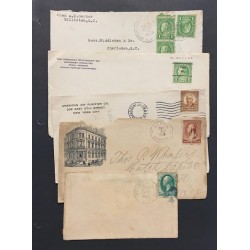 SO) VARIETY OF ENVELOPES FROM USA, AIR MAIL