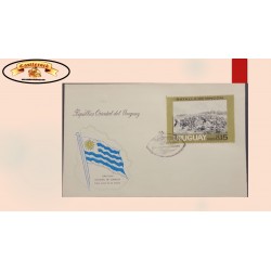 O) 1975 URUGUAY, INDEPENDENCE, BATTLE OF RINCON, BY DIOGENES HEQUET, ART, FDC XF
