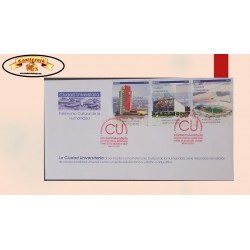 O) 2007 MEXICO, CULTURAL HERITAGE OF HUMANITY, UNIVERSITY CITY, ARCHITECTURE, ART, CULTURE, FDC XF