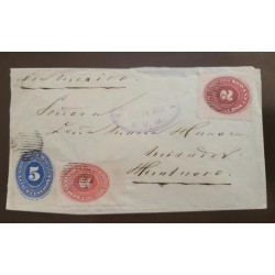 SO) 1888 MEXICO, NUMERALS, FRANCO IN HUATUSCO, HIDALGO DEL PARRAL